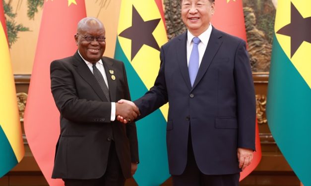 Chinese, Ghanaian presidents announce elevation of bilateral ties