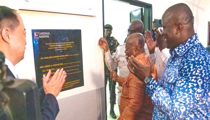 President Akufo-Addo commissions largest single-stream gold mine