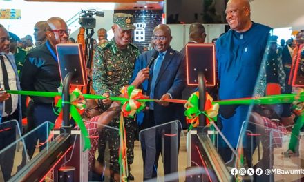 Dr Bawumia unveils E-Gates at KIA, lauds Margins Group for good job done