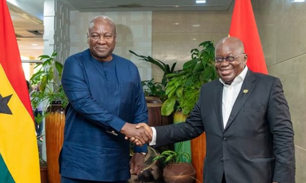 Transition: Akufo-Addo, Mahama hold constructive meeting