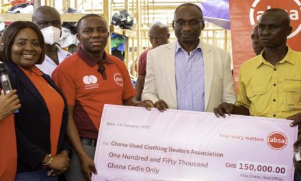 Absa Bank supports Kantamanto traders with GH₵150,000