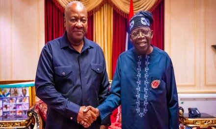 Tinubu pledges support for Mahama administration