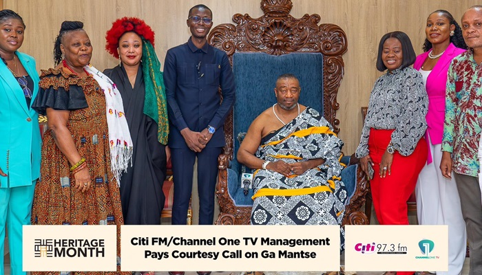 Heritage Month: Citi FM/Channel One TV pays Courtesy call on Ga Mantse