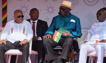 Akufo-Addo, Kufuor join Mahama at 68th Independence Day Celebration