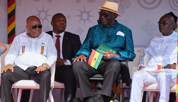 Akufo-Addo, Kufuor join Mahama at 68th Independence Day Celebration