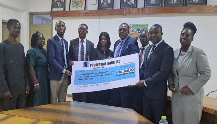 Prudential Bank donates GH₵83, 000 to AAMUSTED to facilitate teaching and learning