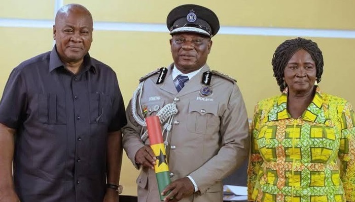 President Mahama swears in COP Yohuno as new IGP