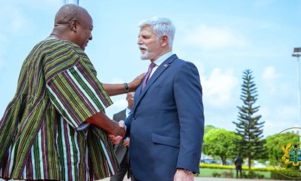 Mahama holds talks with visiting Czech Republic President