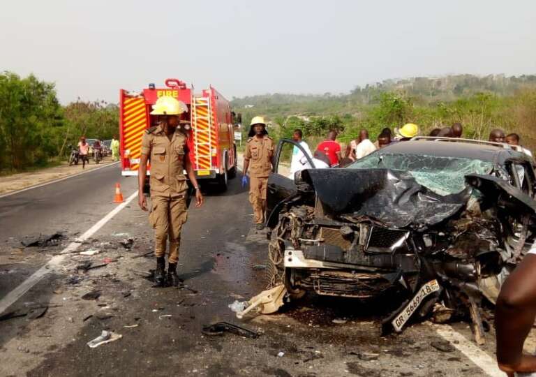 accident at potsin junction 2